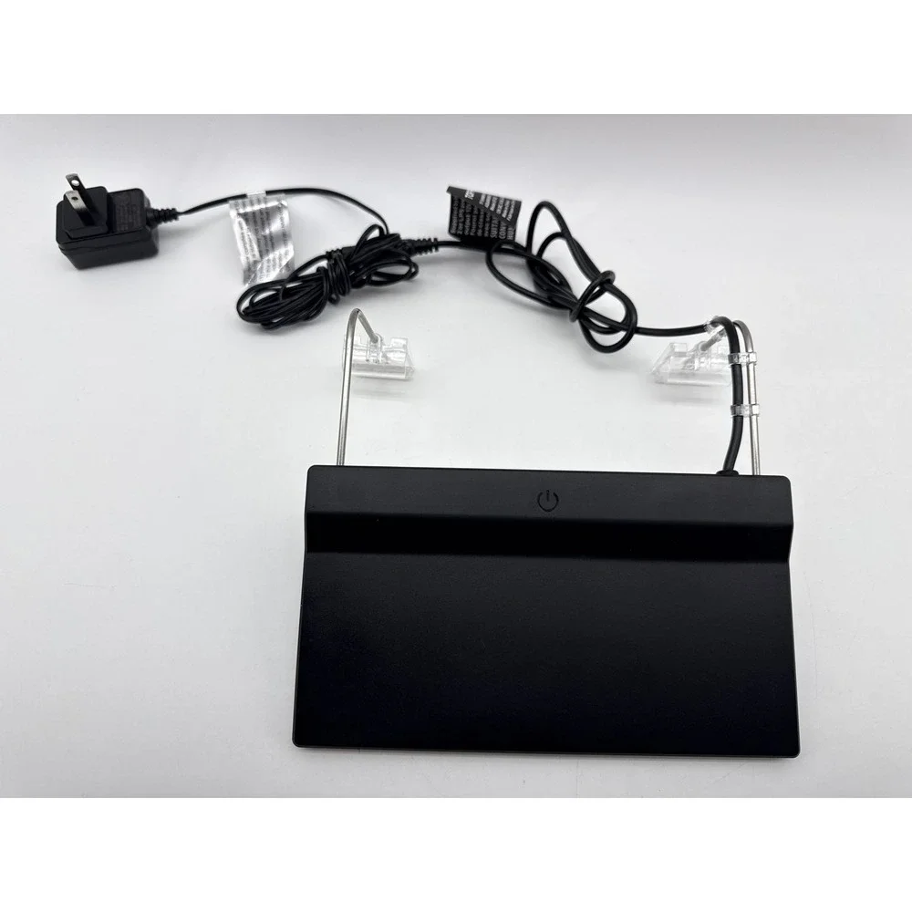 Top Fin Clip On LED Light Black DC Power IPX4 Indoor Aquarium Universal Switch